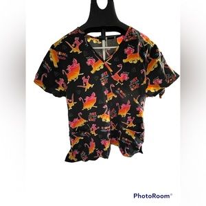 Disney Lion King Scrub Top